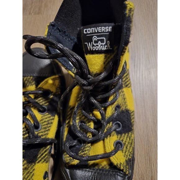 Converse Woolrich CTAS Hi Chelsea Boot 553385C Black/Yellow Size US‎ 6.5 EU 37 - Picture 8 of 14